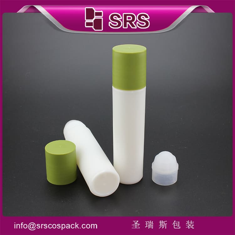 colorful container roll on cosmetic packaging plastic bottle